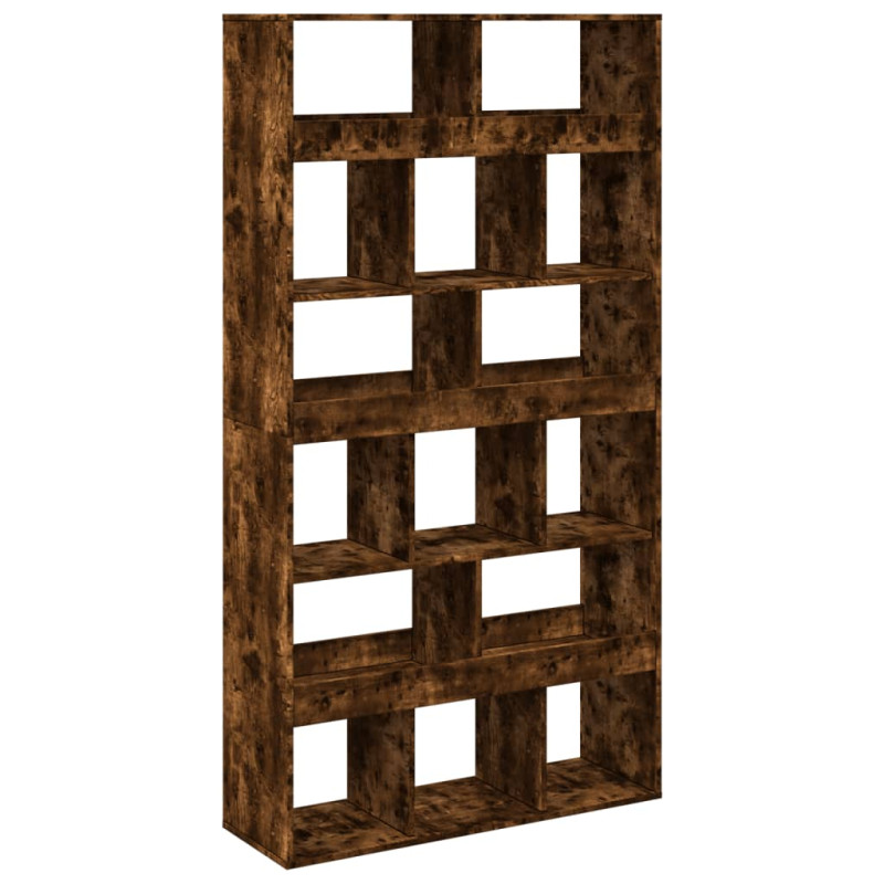 stradeXL Bookcase Smoked...