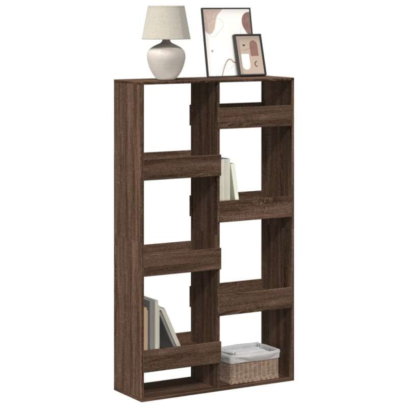 stradeXL Bookcase Brown Oak...