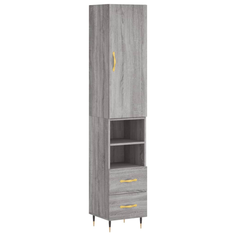 stradeXL Highboard Grau...