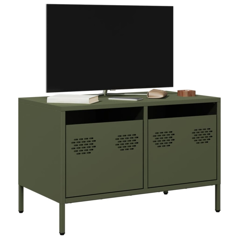 stradeXL TV Cabinet Olive...