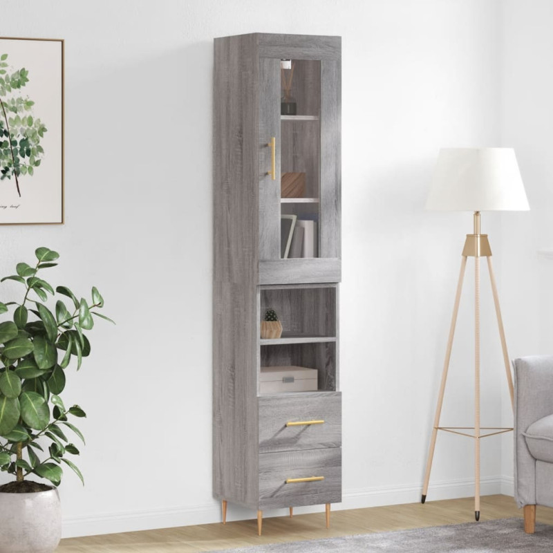 stradeXL Highboard Grey...