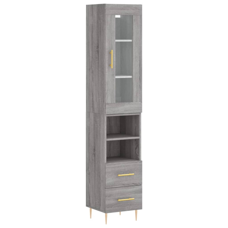 stradeXL Highboard Grey...