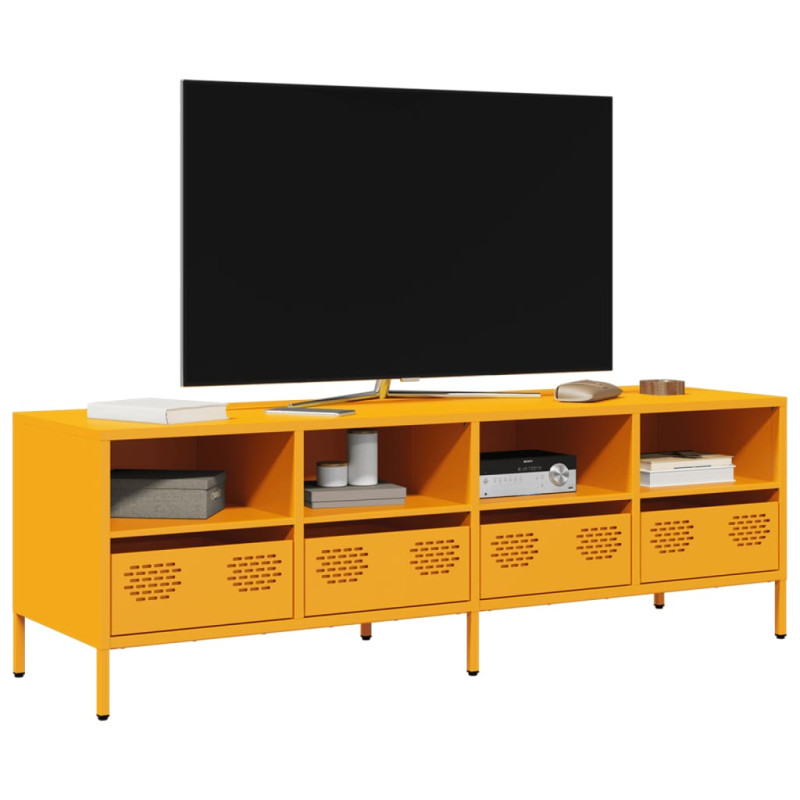 stradeXL TV Cabinet Mustard...