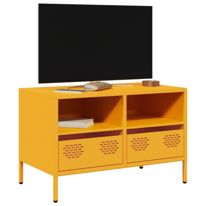 stradeXL TV Cabinet Mustard...