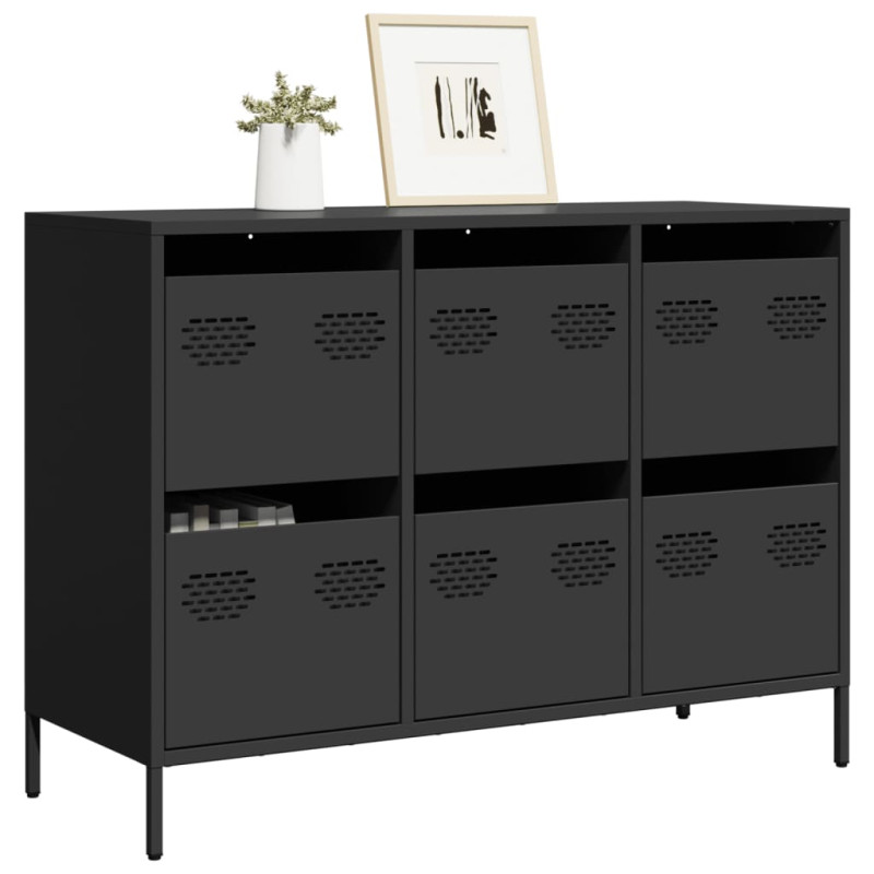 stradeXL Sideboard Black...