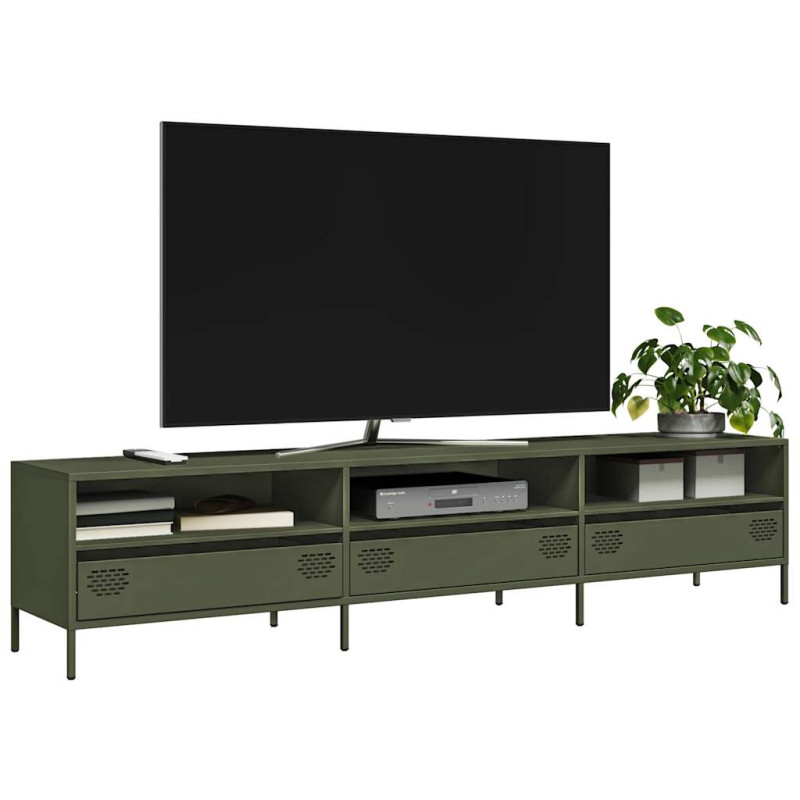 stradeXL TV Cabinet Olive...