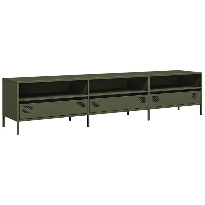 stradeXL TV Cabinet Olive...