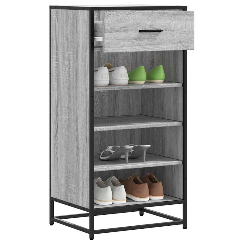 stradeXL Shoe Rack Grey...