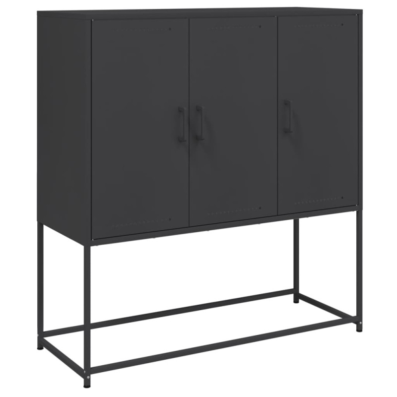 stradeXL Highboard Schwarz...