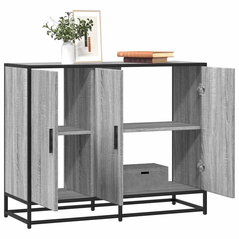 stradeXL Sideboard Grau...