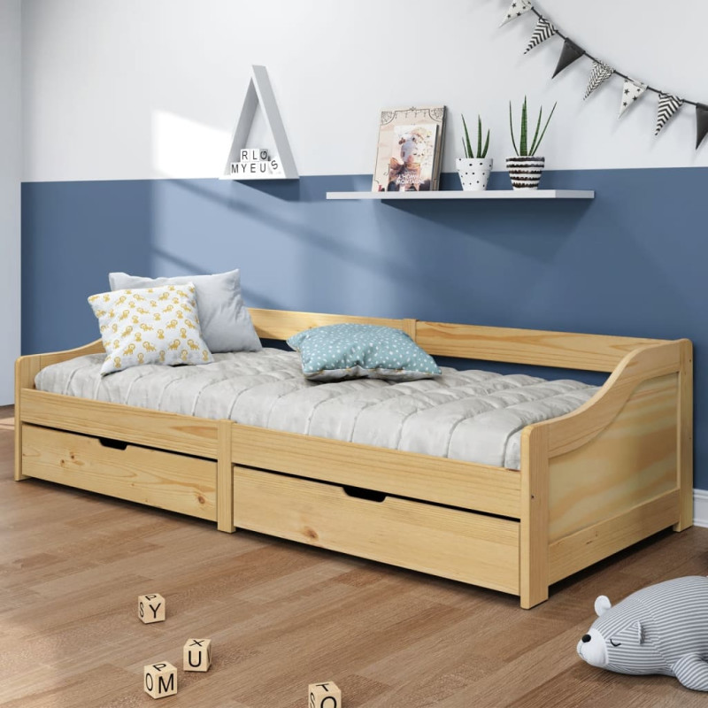 vidaXL Day Bed with 2...