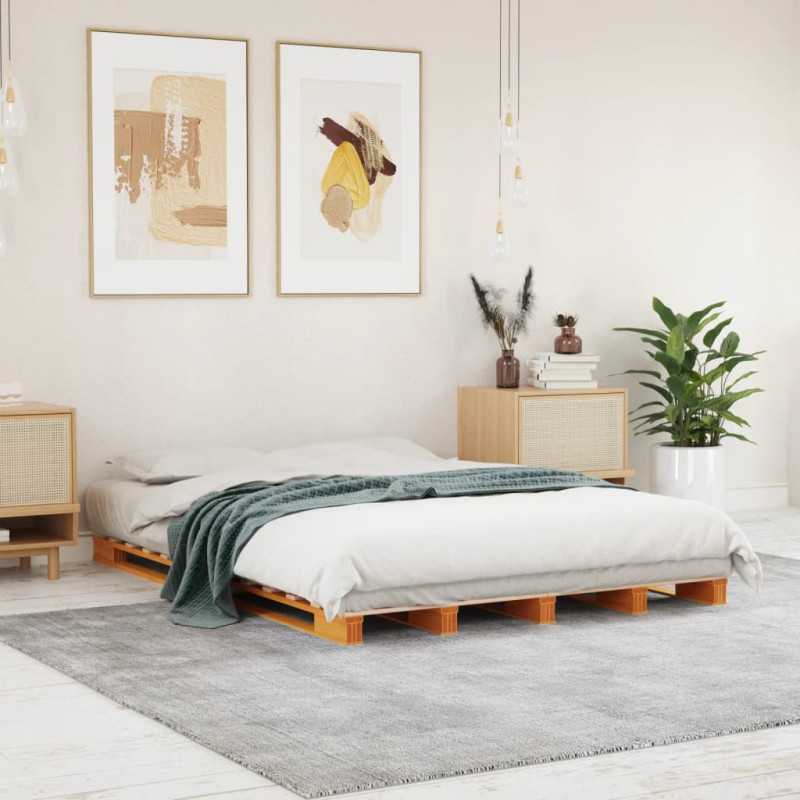 stradeXL Pallet Bed without...