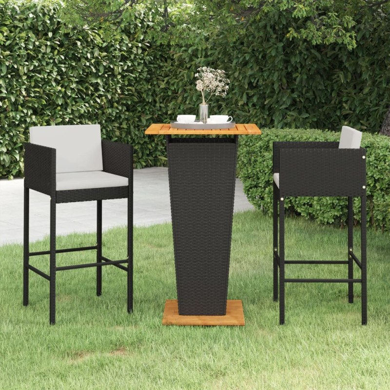 stradeXL 3 Piece Garden Bar...