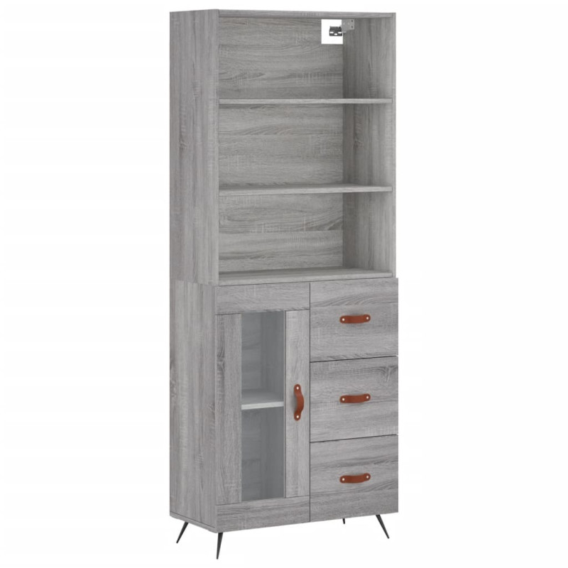 stradeXL Highboard Grau...