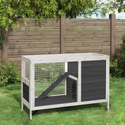 stradeXL Rabbit Hutch Grey...