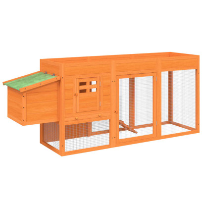 stradeXL Chicken Coop Brown...