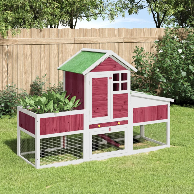 stradeXL Rabbit Hutch Red...