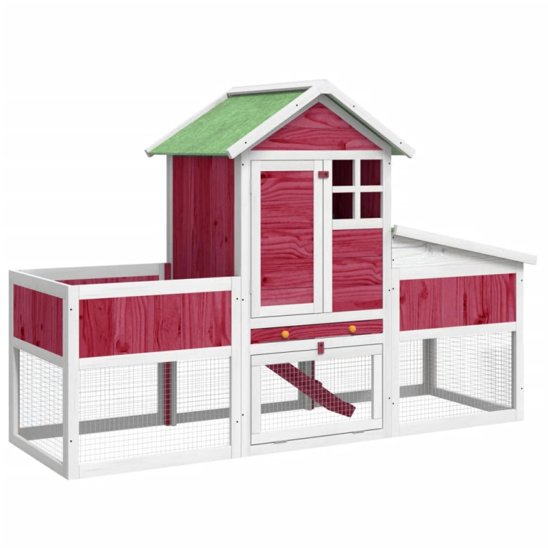 stradeXL Rabbit Hutch Red...