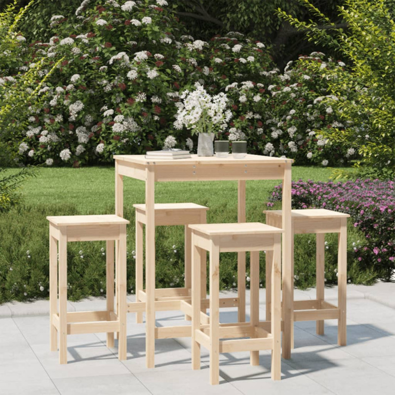 stradeXL 5 Piece Garden Bar...