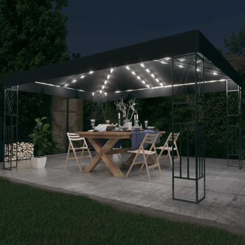 stradeXL Gazebo with LED...