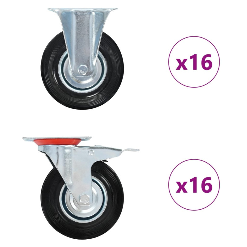 stradeXL 32 Stk. Rollen 125 mm