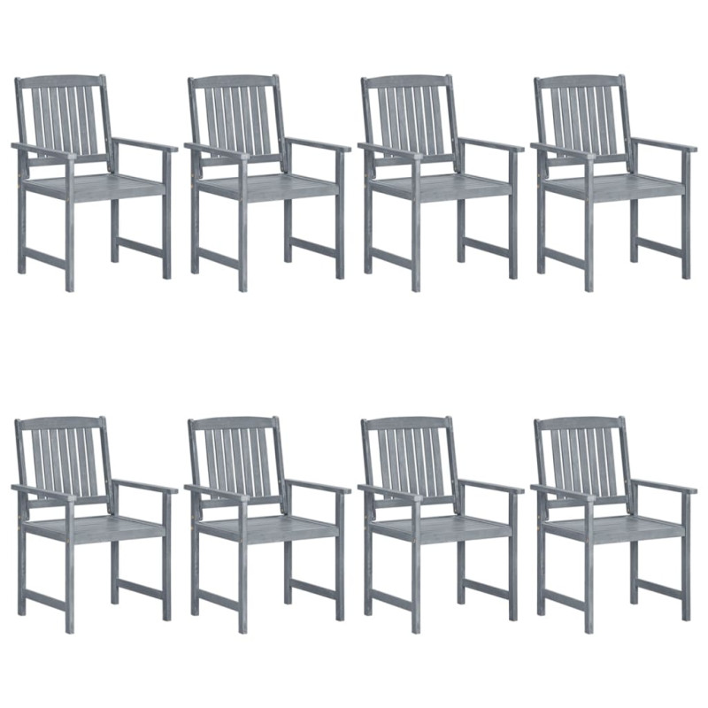 stradeXL Garden Chairs 8...