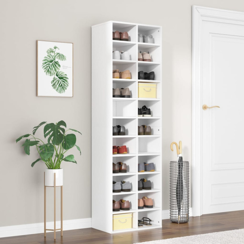 stradeXL Shoe Cabinet White...