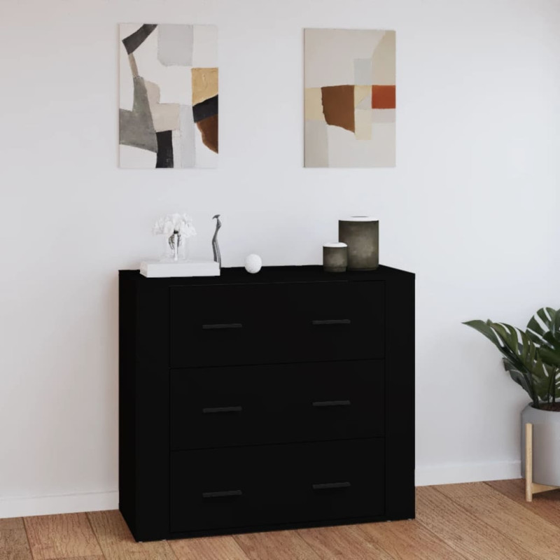 stradeXL Sideboard Black...