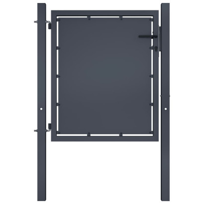 stradeXL Garden Gate Steel...