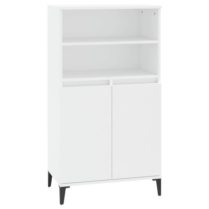 stradeXL Highboard Weiß...