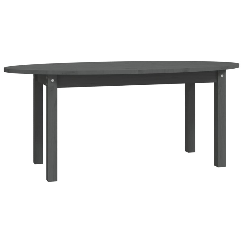 stradeXL Table basse Gris...