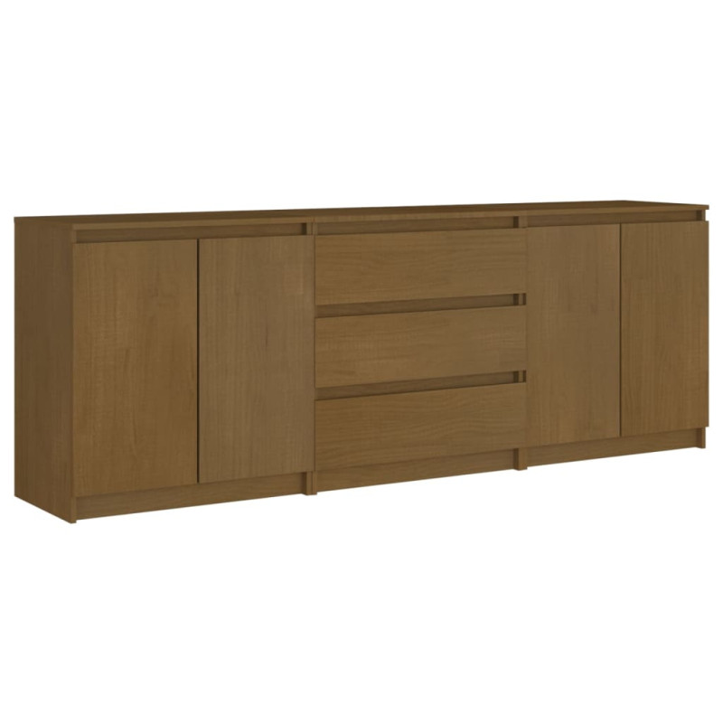 stradeXL Side Cabinet Honey...