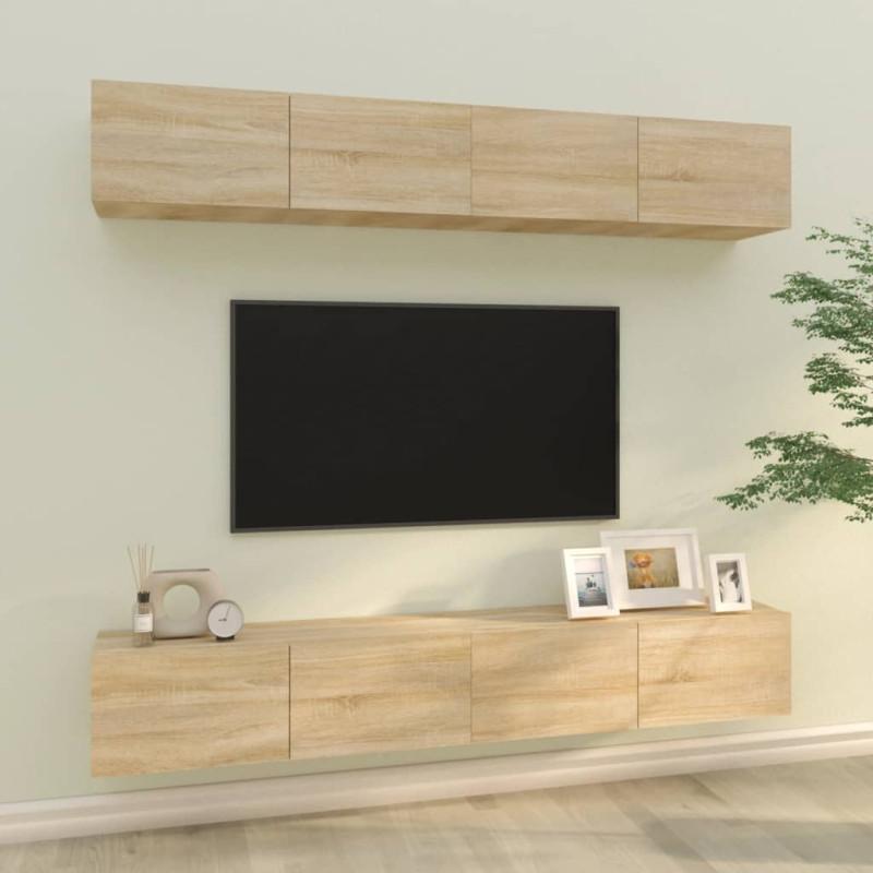 stradeXL Wall TV Cabinets 4...