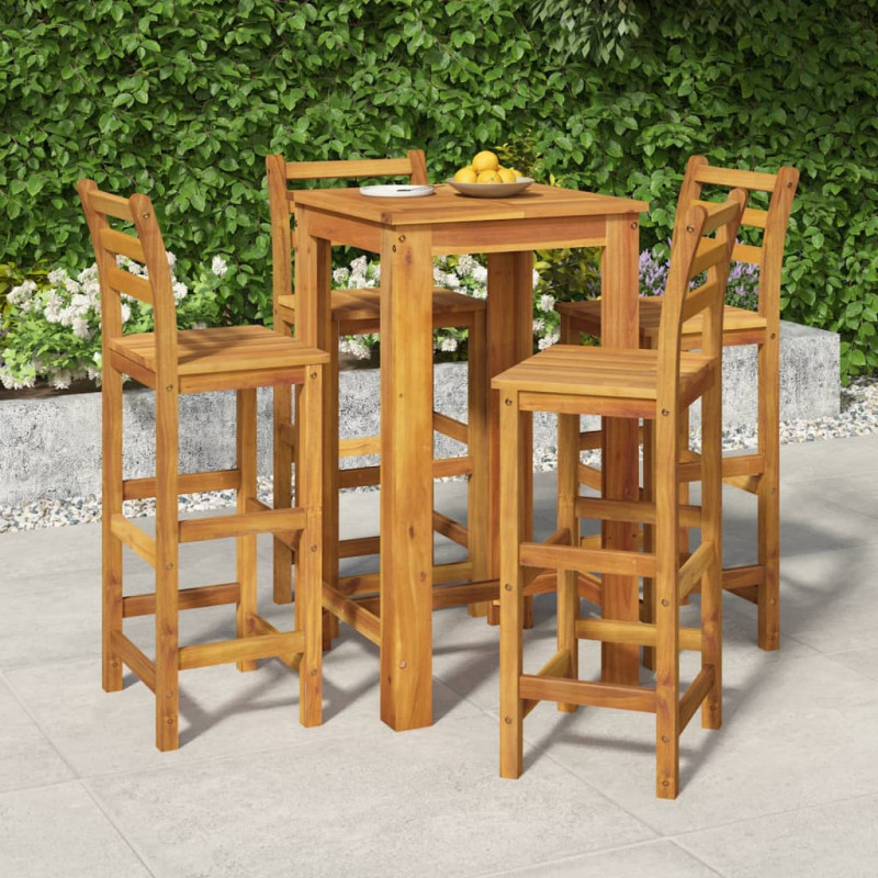 stradeXL 5 Piece Garden Bar...