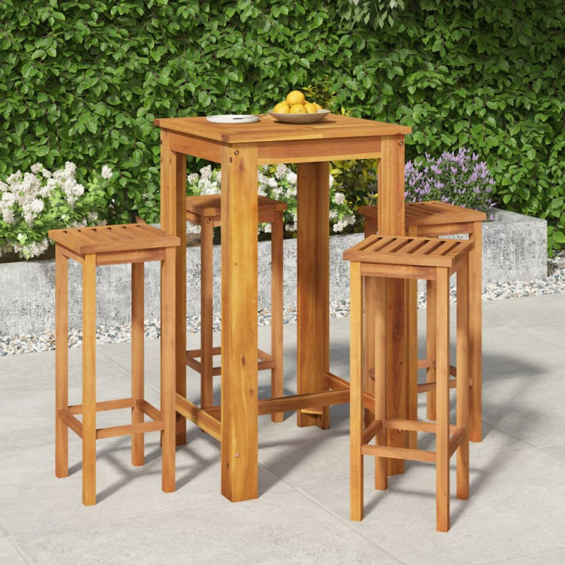 stradeXL 5 Piece Garden Bar...