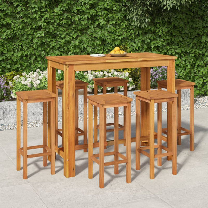 stradeXL 7 Piece Garden Bar...