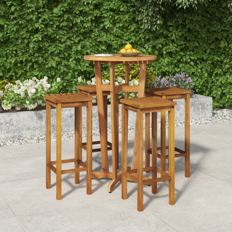 stradeXL 5 Piece Garden Bar...