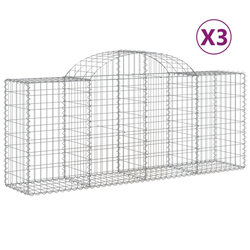 vidaXL Arched Gabion...