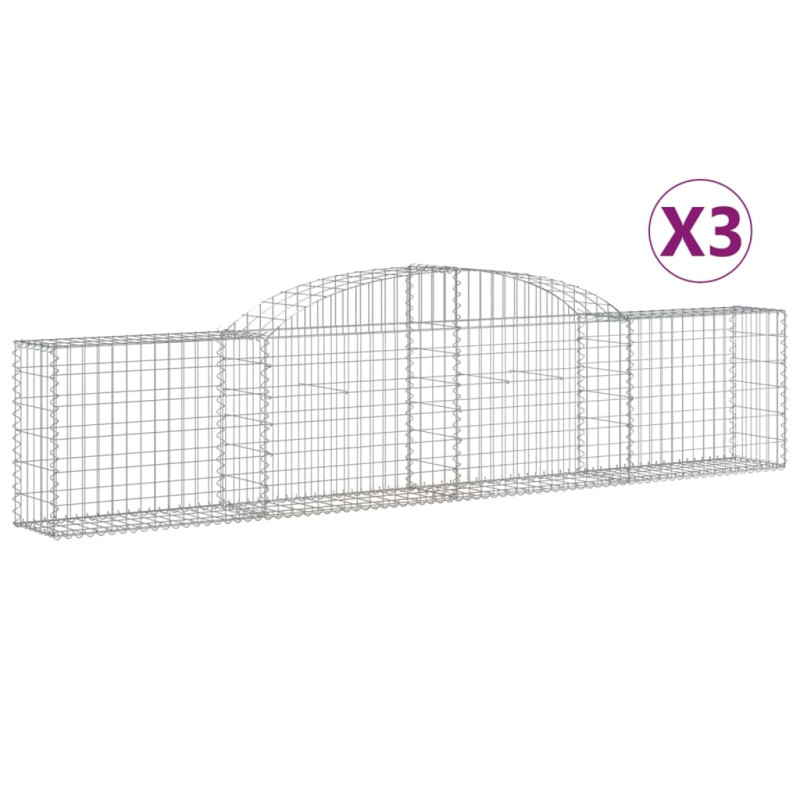 vidaXL Arched Gabion...