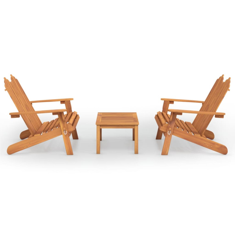 vidaXL 3 Piece Adirondack...