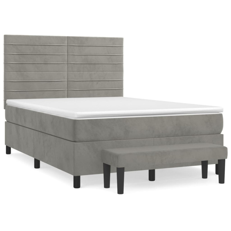 stradeXL Boxspringbett mit...