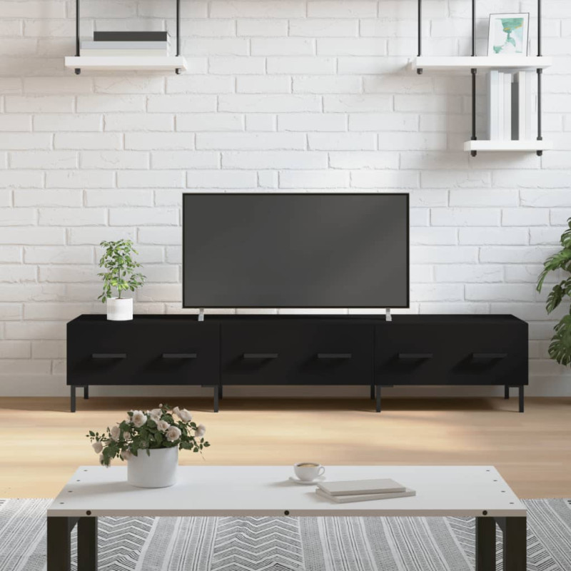 stradeXL TV Cabinet Black...