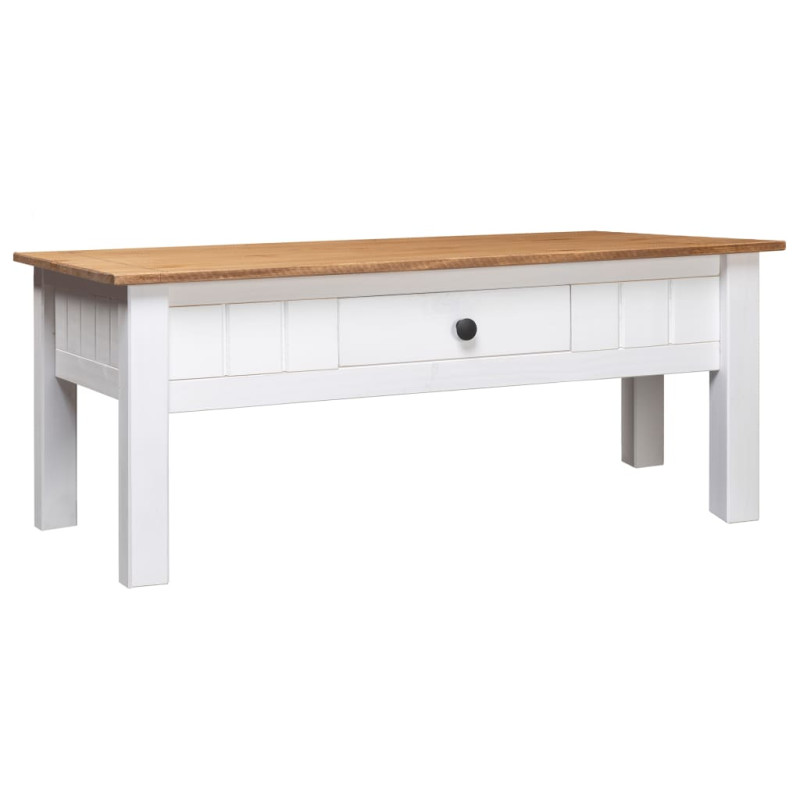 stradeXL Table basse Blanc...