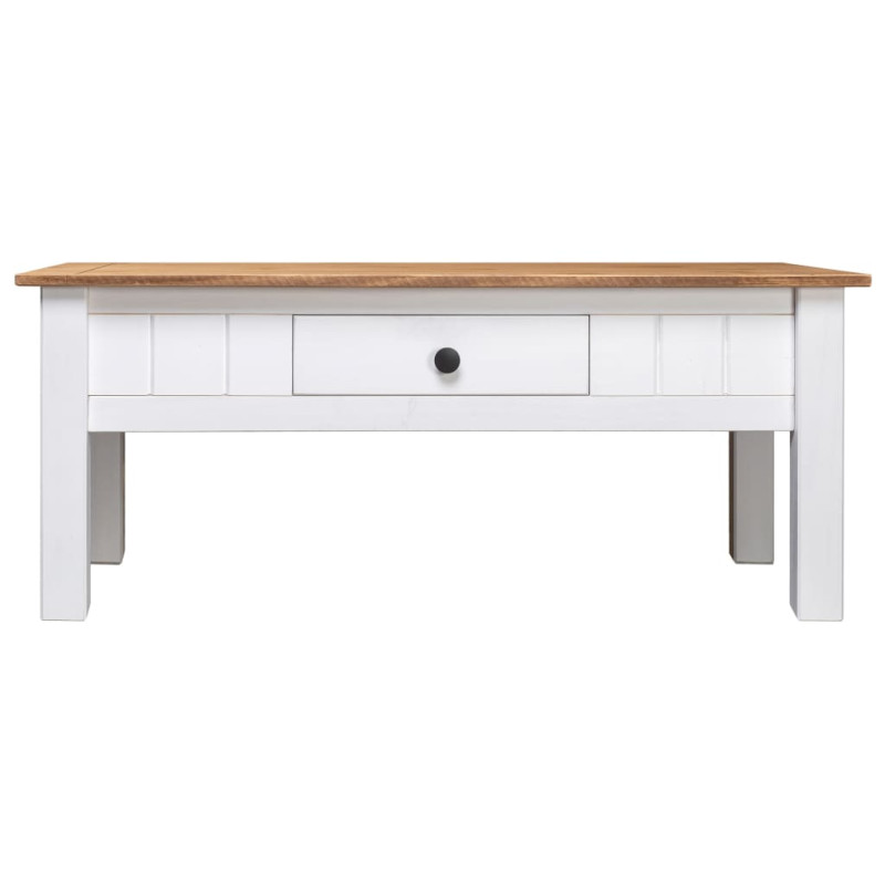 stradeXL Table basse Blanc...