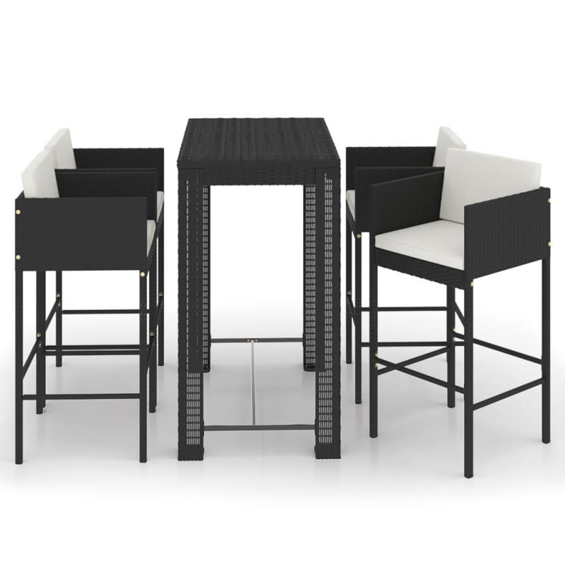 stradeXL 5 Piece Garden Bar...