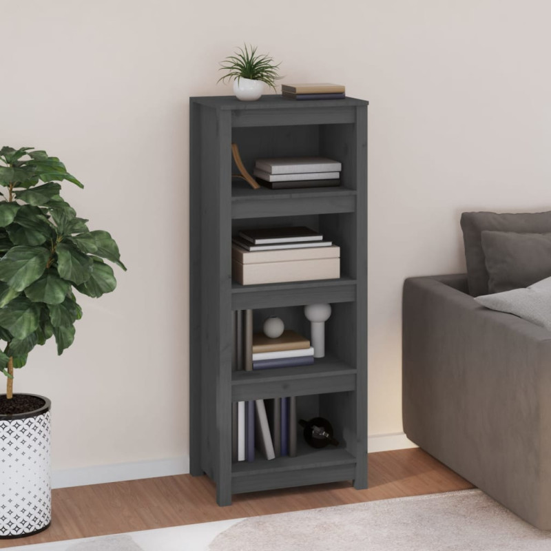 stradeXL Book Cabinet Grey...