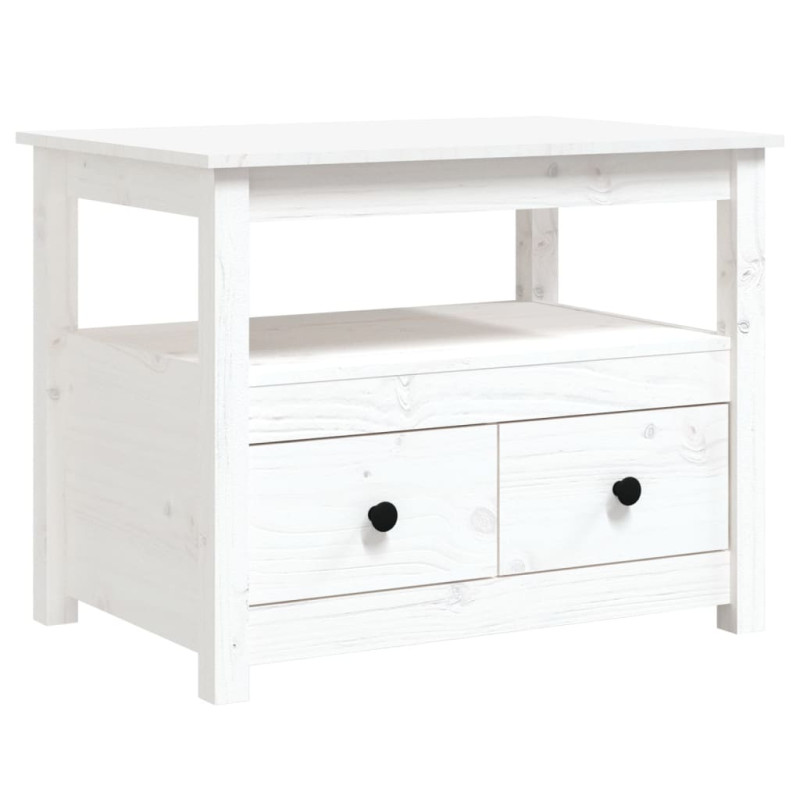 stradeXL Table basse Blanc...