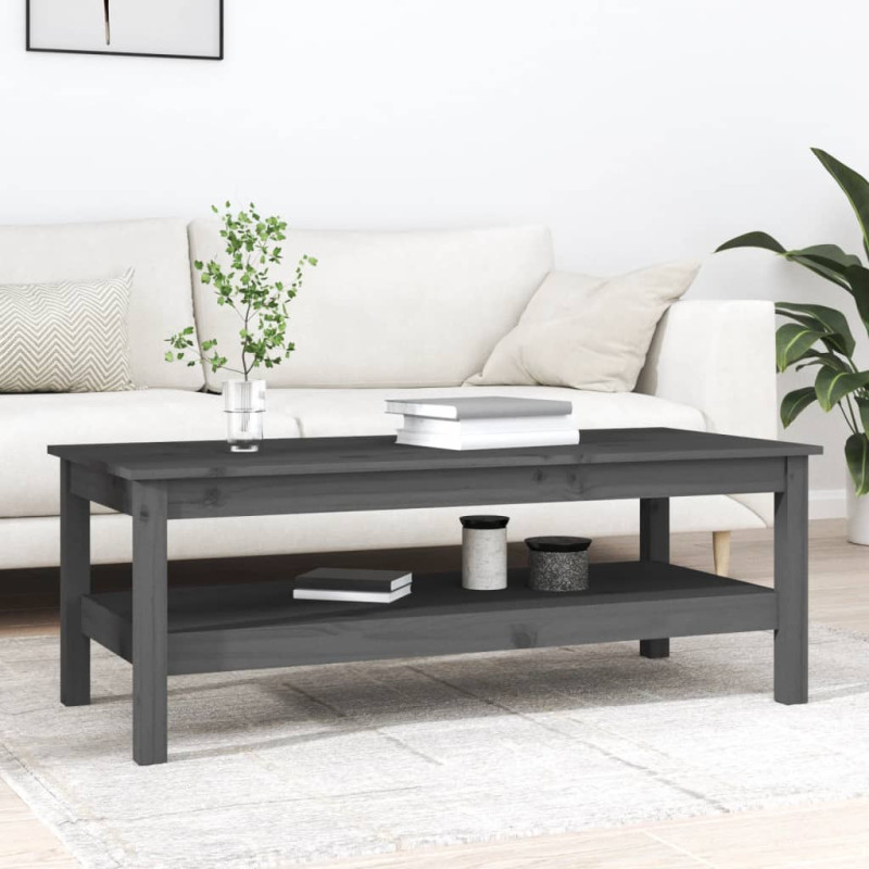 stradeXL Coffee Table Grey...