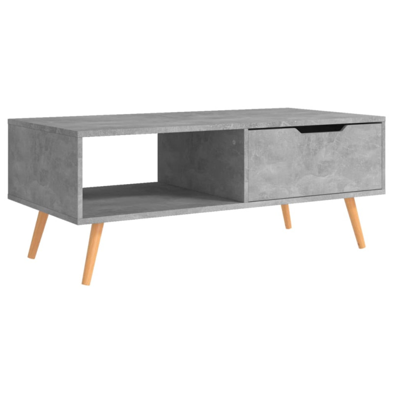 stradeXL Table basse Gris...