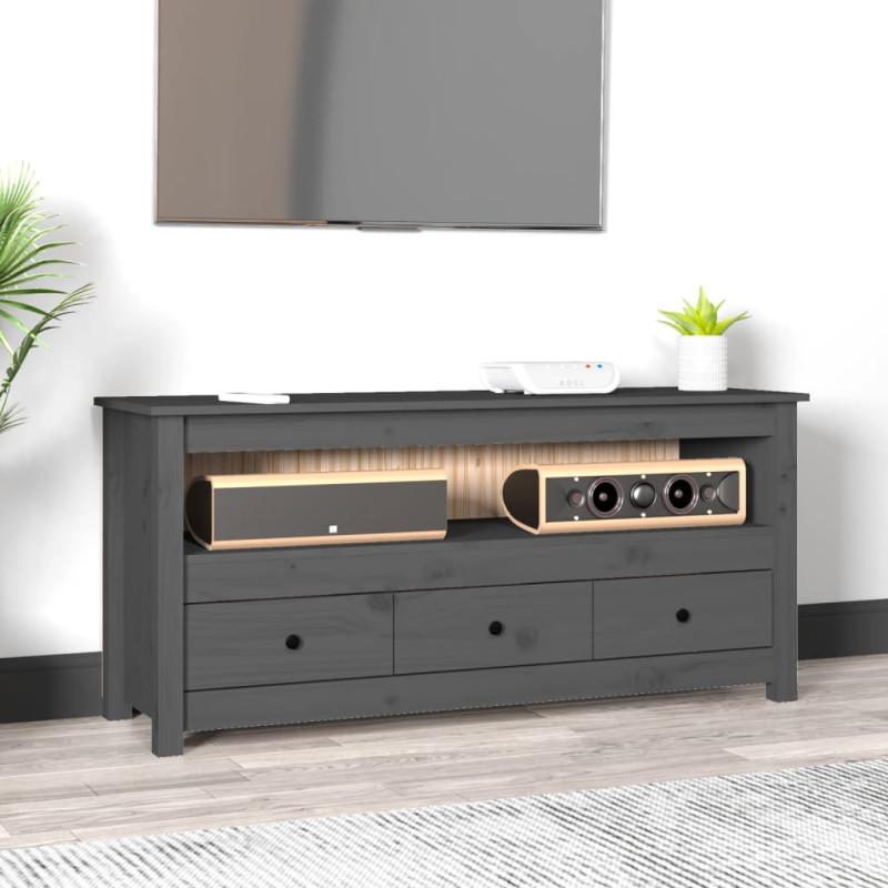 stradeXL TV Cabinet Grey...